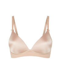 Bendon Body Wire Free Bra in LATTE. Flat lay front view