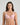 Model wears Flawless Form Contour Bra in ICY PINK. On body front view
