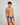 Bamboo Mens Brief in VINTAGE INDIGO. Flat lay back view