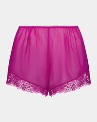 Eva Jean Short in FANTASY FUCHSIA. Flat lay front view