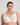 Model wears Classic Underwire Underwire Bra in WHITE. On body front view