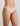 Model wears Extra-Ordinary Bikini Brief in LATTE. On body side view
