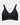 Bendon Restore Wire Free Front Opening Bra in BLACK. Flat lay front view