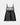 Oasis Glow Babydoll in BLACK. Flat lay front view