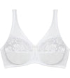 Classic Underwire Underwire Bra in WHITE. Flat lay front view