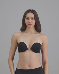 model-poses-in-black-strapless-bra