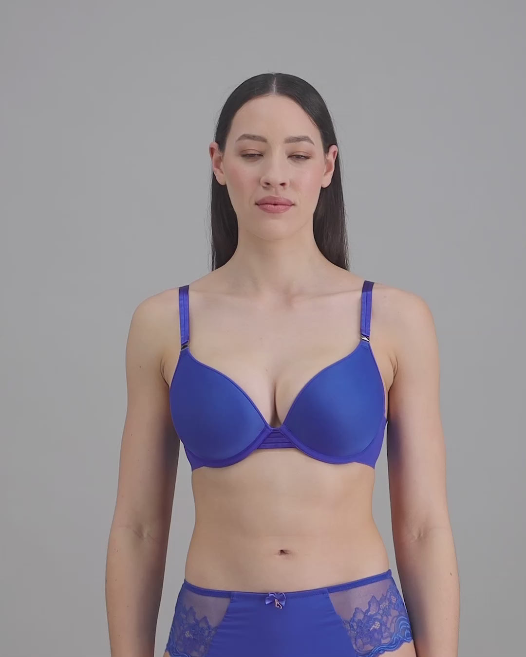 model-poses-in-dazzling-blue-lingerie-set