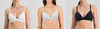 Hero banner Three women wearing different colored bras on a plain background